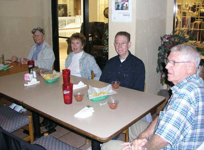 Eldon Streck, Mary Streck, Jack Bowling, and Jim Rushing