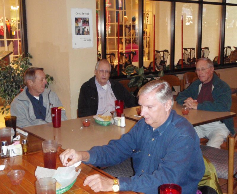 L-R:  Dave Kuester, Jim Harrison, George Huling, Doug Dreggors