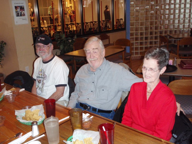 L-R: Marvin Howard, Red and Betty Merritt