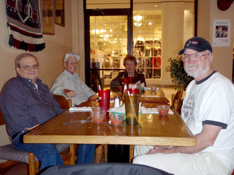 L-R: Dennis Kaplan, Eldon and Mary Streck, Marvin Howard