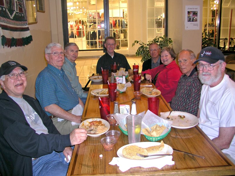 L-R: Harold Shiroma, Jim Rushing, George Huling, Jack Bowling, Doug Dreggors, Allegra Burnworth, Mike Crye, Marvin Howard