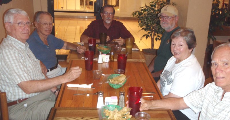 L-R:  Jim Rushing, Doug Dreggors, Ken Rogers, Marvin Howard, Allegra Burnworth, Mike Crye