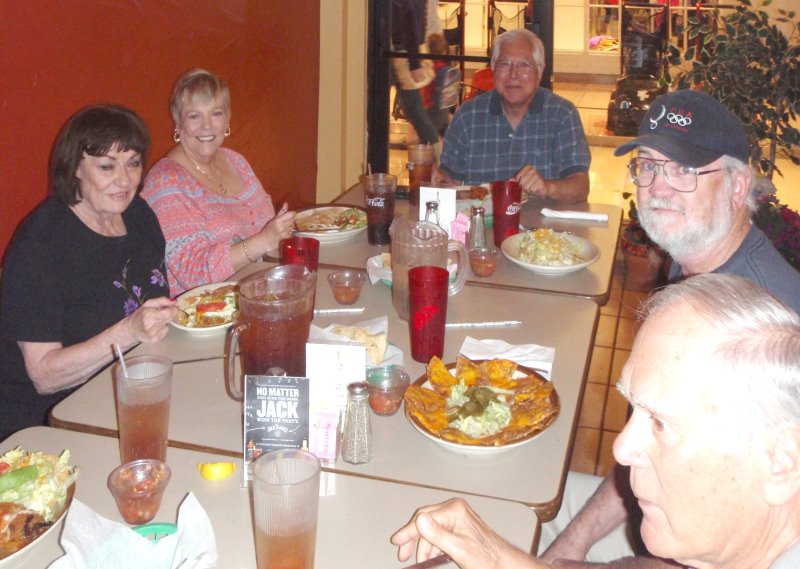 L-R: Carol George, Rita Albright, Harold Shiroma, Marvin Howard, Mike Crye 