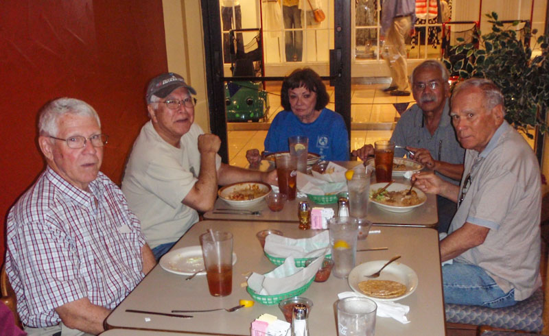 L-R: Jim Rushing, Harold Shiroma, Carol George, Mauricio Nuez, and Mike Crye