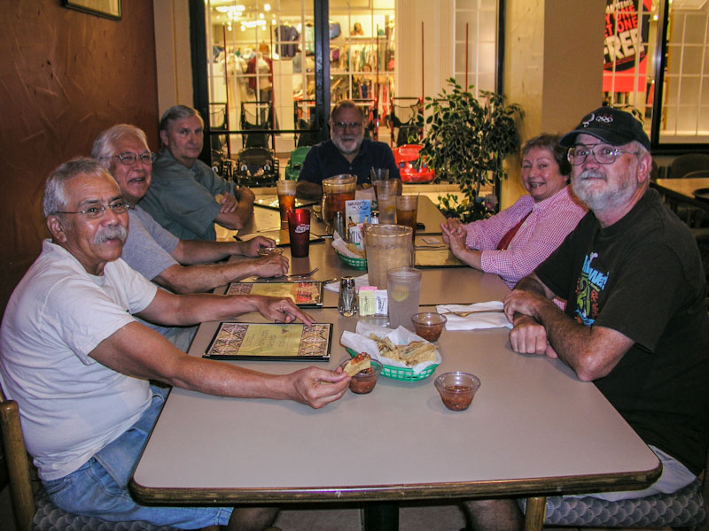 L-R: Mauricio Nuez, Harold Shiroma, George Huling, Jerry Brown, Allegra Burnworth, Marvin Howard