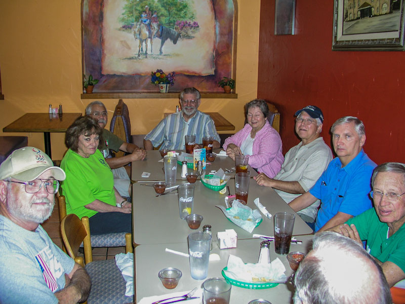 Marvin Howard, Carol George, Mauricio Nuez, Larry Pavlicek, Allegra Burnworth, Harold Shiroma, George Huling, Doug Dreggors, and the top of Jerry Brown's head!