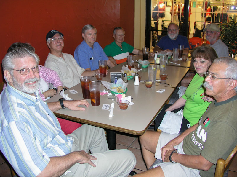 Larry Pavlicek, Allegra Burnworth (hiding), Harold Shiroma, George Huling, Doug Dreggors, Jerry Brown, Marvin Howard, Carol George, and Mauricio Nuez.