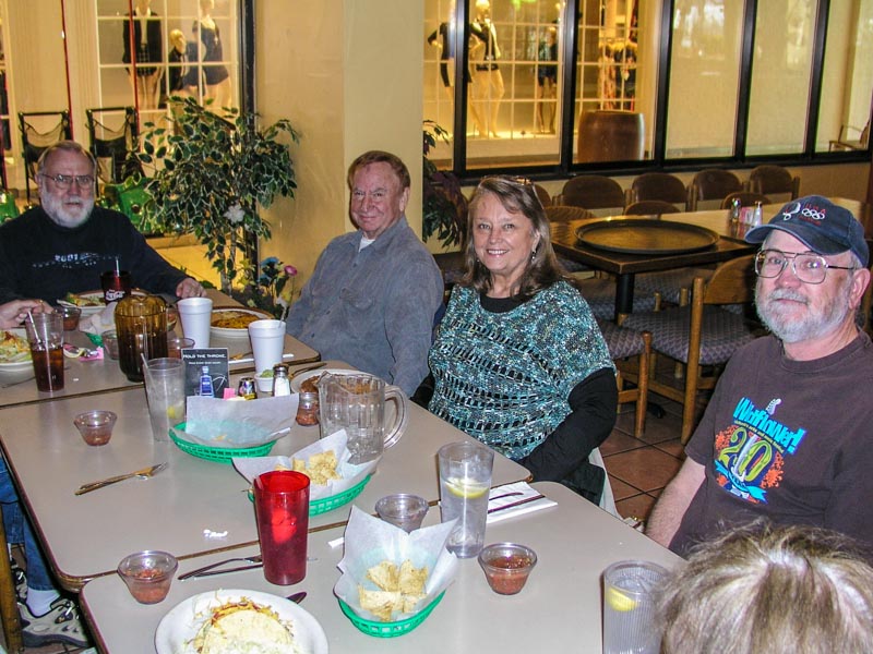 L-R: Jerry Brown, Jim and Connie Wallner, Marvin Howard 