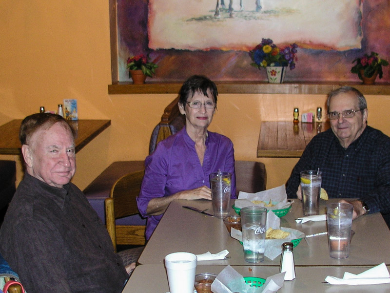 L-R: Jim Wallner, Joyce Kaplan, Dennis Kaplan.