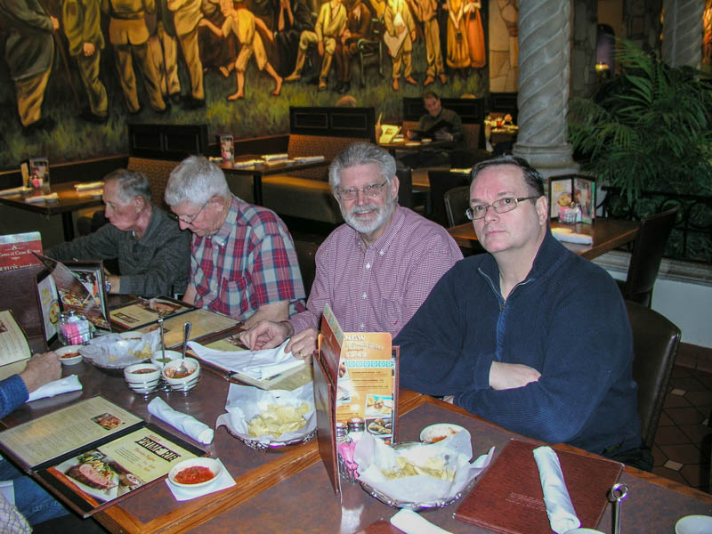 L-R: Doug Dreggors, Jim Rushing, Larry Pavlicek, and Klaus Gehr