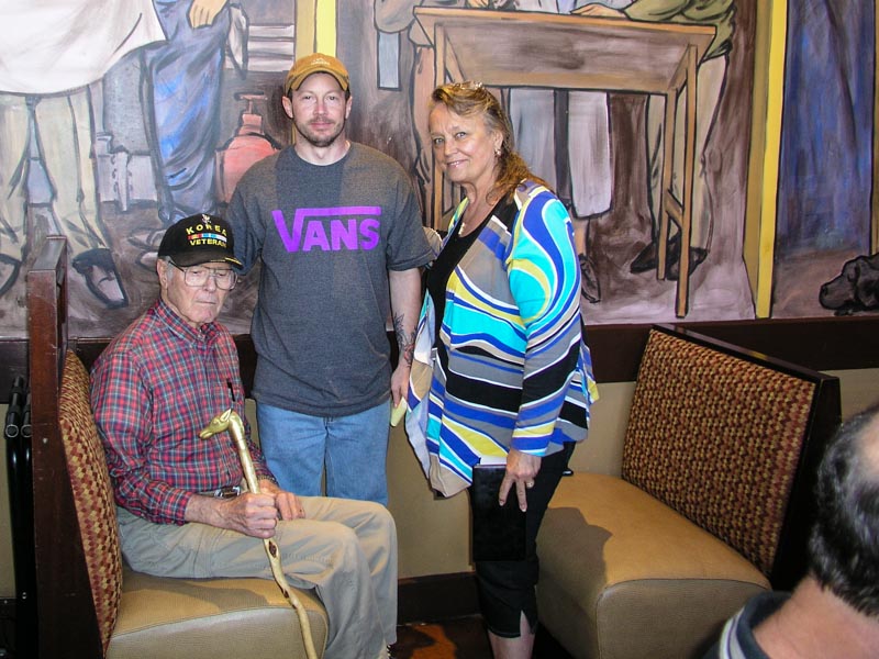 L-R: Art Waxler, his son Warren Waxler, and Connie Wallner