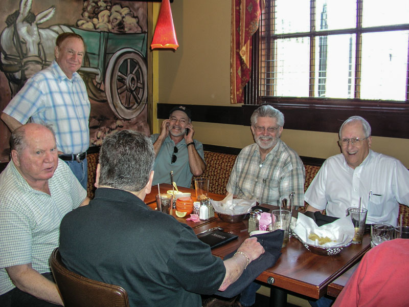 Clockwise from bottom: Craig Dickey, Terry Freeman, Jim Wallner, John Watson, Larry Pavlicek, Jim Harrison