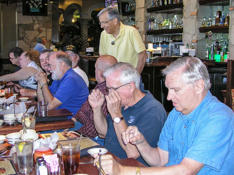 L-R: Klaus Gehr, Amy Gehr, Craig Dickey, Marvin Howard, Jerry Brown, Bob Everett, John Plant, Vic Cawoski, George Huling