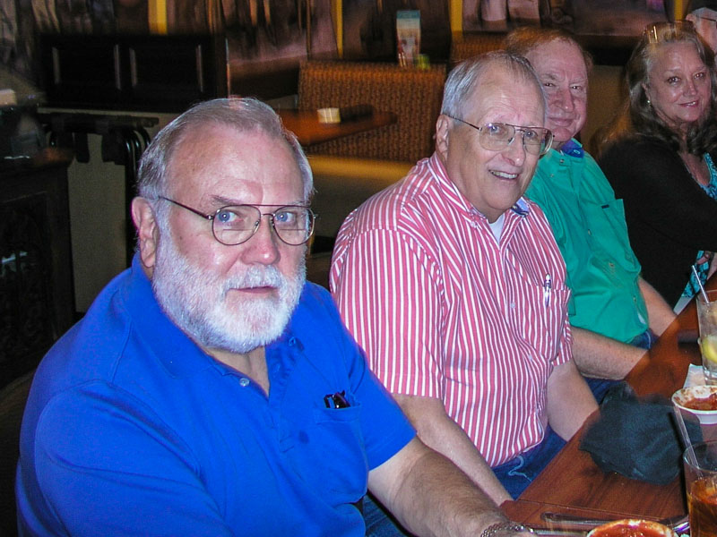 L-R: Jerry Brown, Jim Harrison, Jim and Connie Wallner