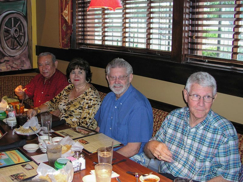 L-R: Steve and Angie Rocha, Larry Pavlicek, Jim Rushing