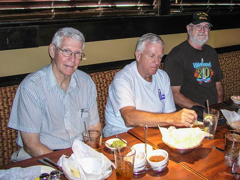 L-R: Jim Rushing, Vic Cawoski, and Marvin Howard