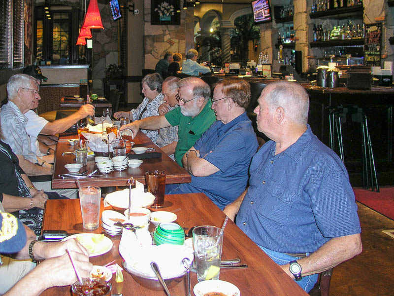 L-R: Jim Rushing, Vic Cawoski, Marvin Howard, Allegra Burnworth, Mike Crye, Jerry Brown, Jim Wallner, Ronnie Deal