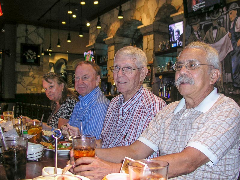 L-R: Connie Wallner, Jim Wallner, Jim Rushing, Mauricio Nuez