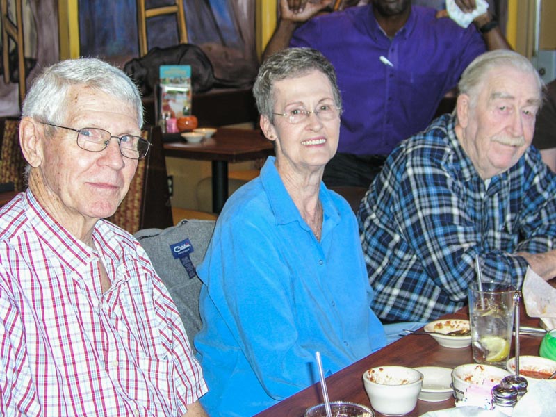 Jim Rushing and Betty and Charles Merritt