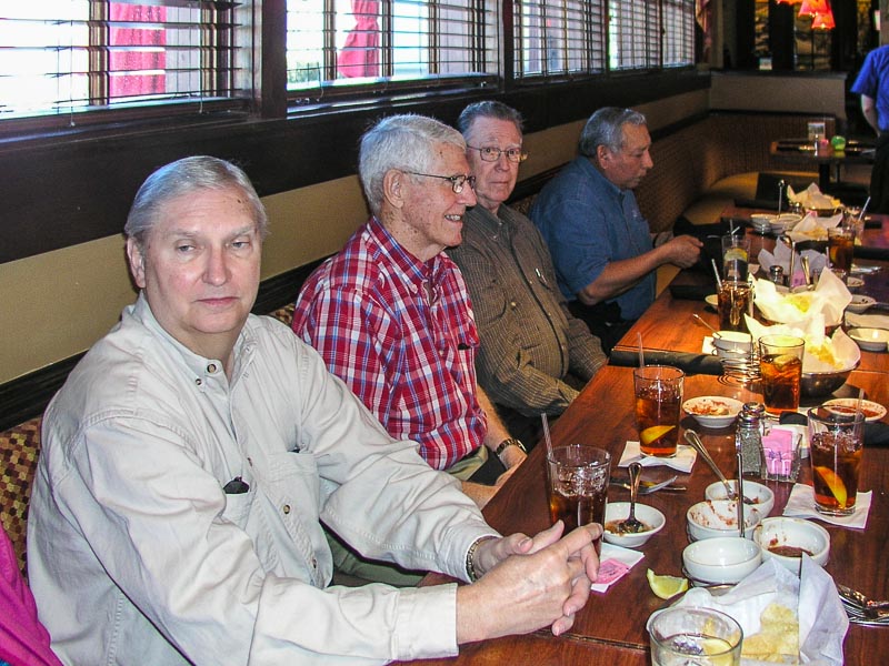 L-R: George Huling, Jim Rushing, Jack Bowlin, Steve Rocha,