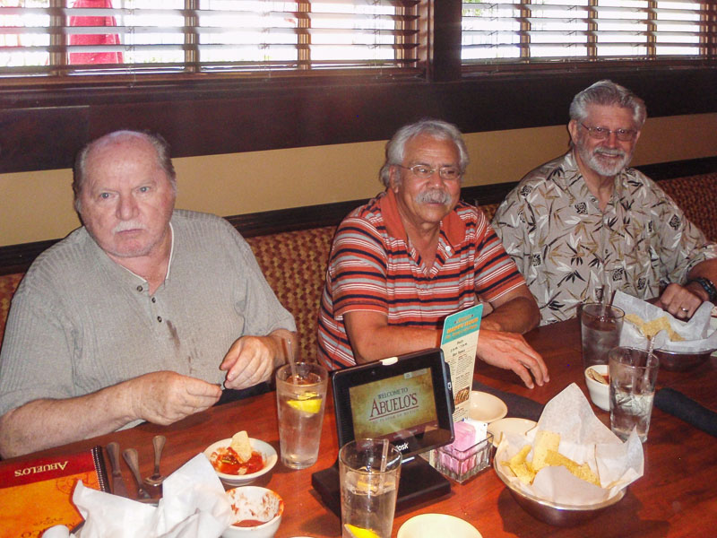 L-R: Terry Freeman, Mauricio Nuez, Larry Pavilcek