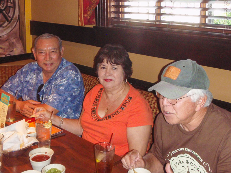 L-R: Steve and Angie Rocha, Harold Shiroma