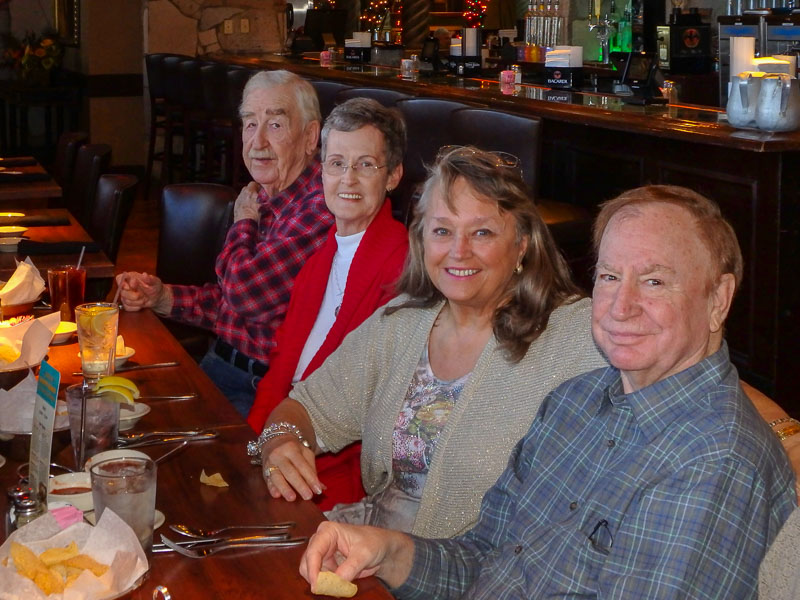 L-R: Red (Charles) and Betty Merritt, Connie and Jim Wallner