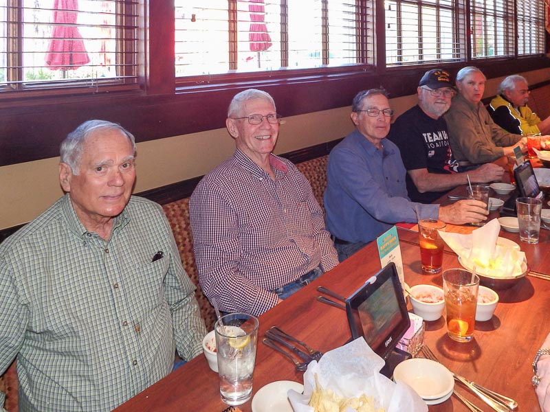 L-R: Mike Crye, Jim Rushing, Ken Rogers, Marvin Howard, George Huling, Mauricio Nuez