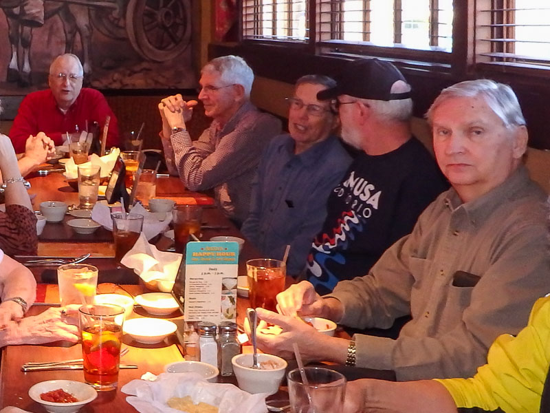 L-R: Jim Harrison, Jim Rushing, Ken Rogers, Marvin Howard, George Huling, Mauricio Nuez