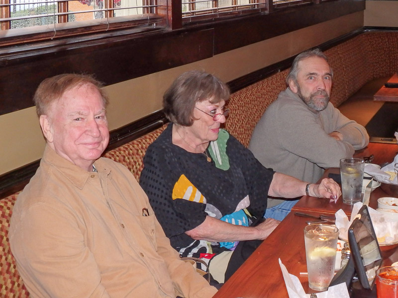 L-R: Jim Wallner, Carol George, Chris Whicher