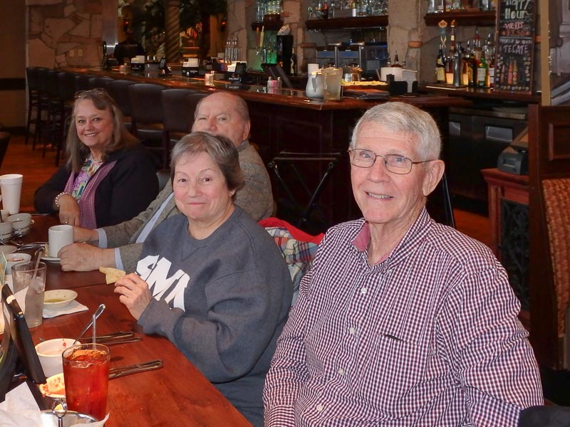 L-R: Connie Wallner, Terry Freeman, Allegra Burnworth, Jim Rushing