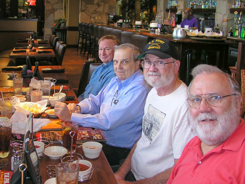 L-R: Jack Bowling, Jerry Brown, Mike Crye, Allegra Burnworth, Chris Whicher, Emilio Nuez, Goerge Huling, Vick Cawosky