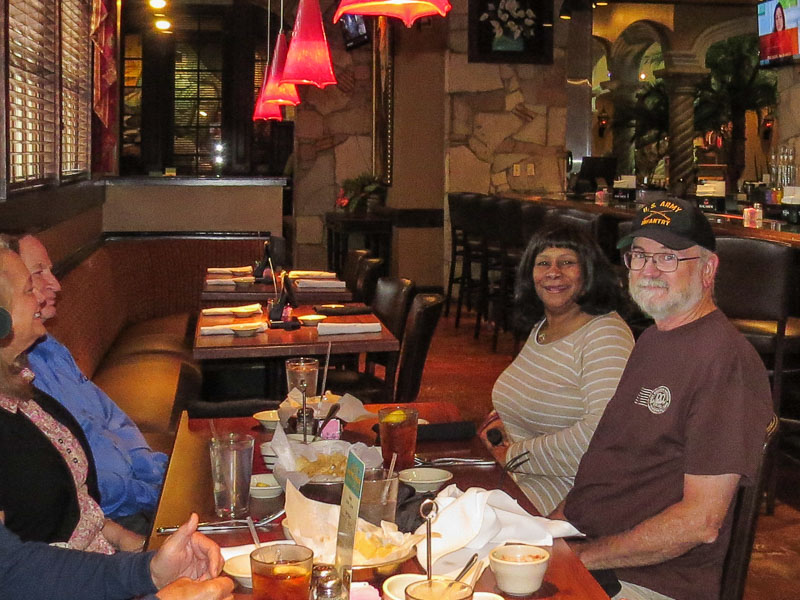 L-R: Connie and Jim Wallner, Joyce Guthrie, and Marvin Howard.