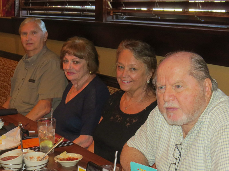 L-R: George Huling, Carol George, Connie Wallner, Terry Freeman