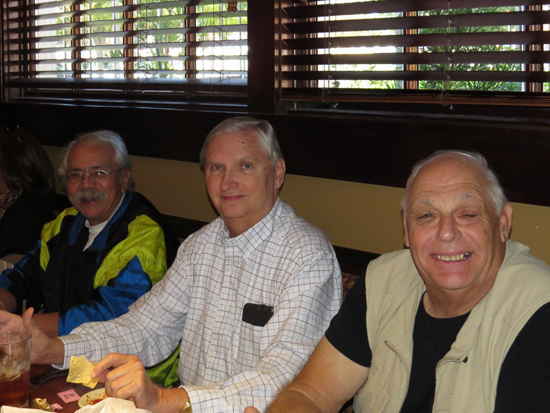 Mauricio Nuez and George Huling with first time attendee, Gerry Huber.