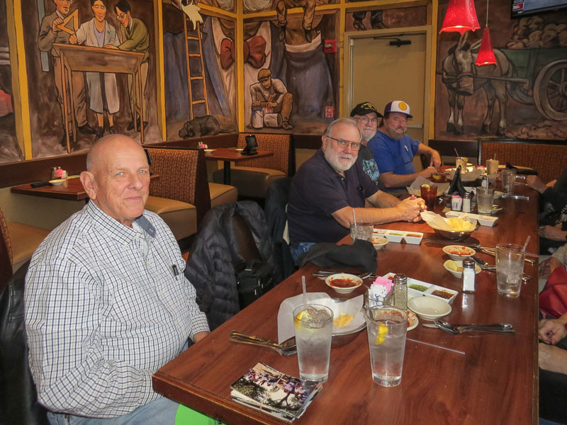 L-R: Mike Lewis, Jerry Brown, Marvin Howard, and Cal Mowrer