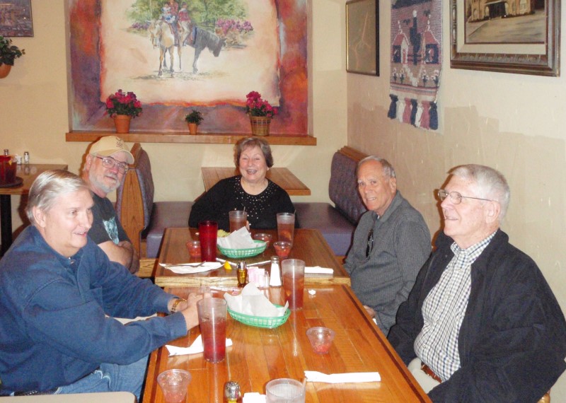 L-R: George Huling, Marvin Howard, Allegra Burnworth, Mike Crye, Jim Rushing