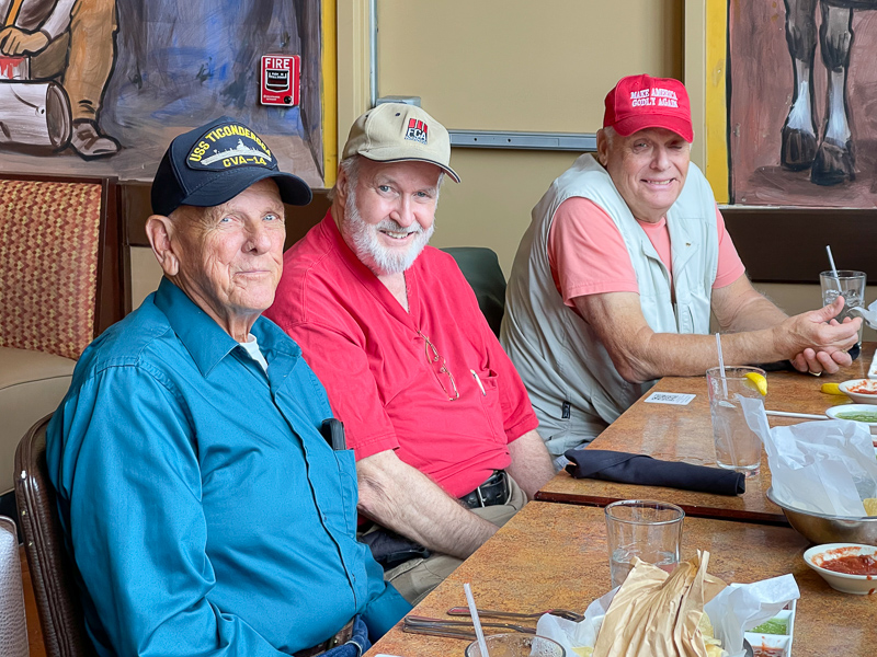 Mike Lewis, Cal Mowrer, Gerry Huber