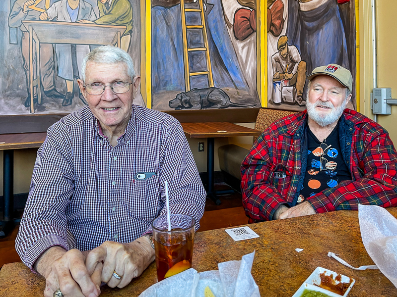 Jim Rushing and Cal Mowrer