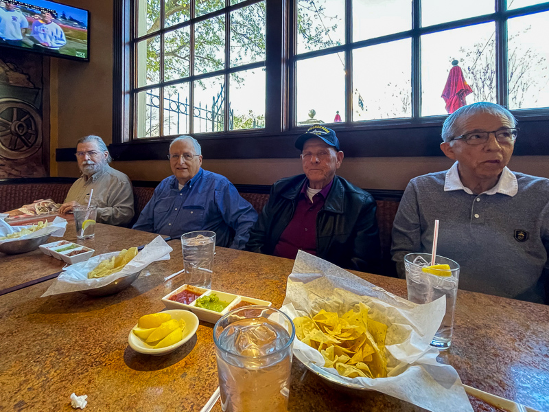 L-R: Jim Sumlin, Jim Harrison, Mike Lewis, Bob Everett