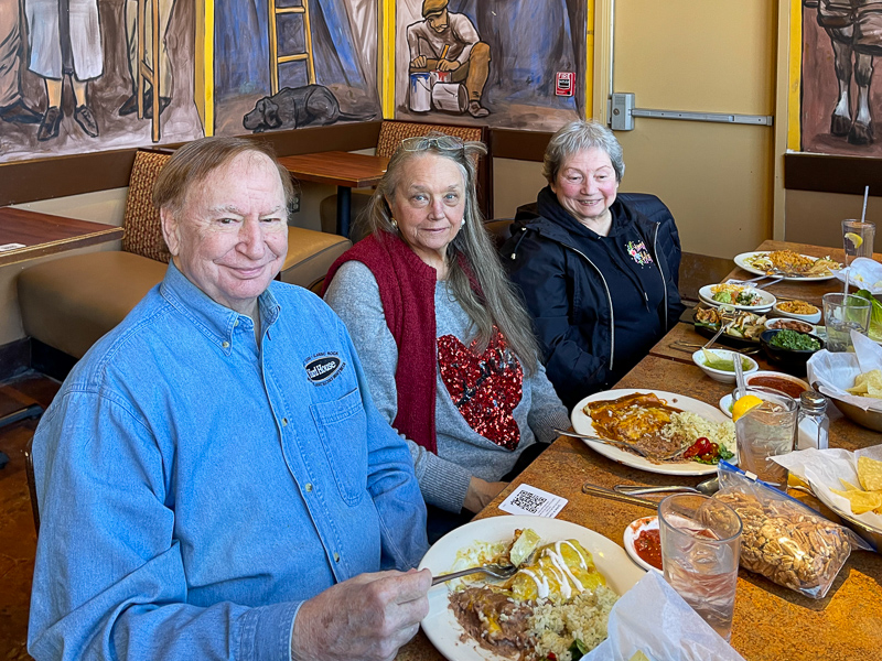 Jim Wallner, Connie Wallner, and Allegra Burnworth