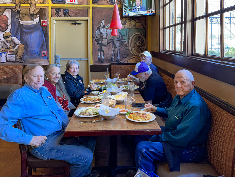 Jim Wallner, Connie Wallner, Allegra Burnworth, Marvin Howard, Cal Mowrer, and Mike Lewis
