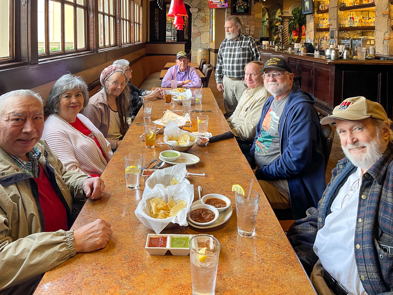 Steve Rocha, Angie Rocha, Connie Wallner, Frances Bradford, Mike Lewis, Jim Sumlin, Jim Wallner, Marvin Howard,  & Cal Mower