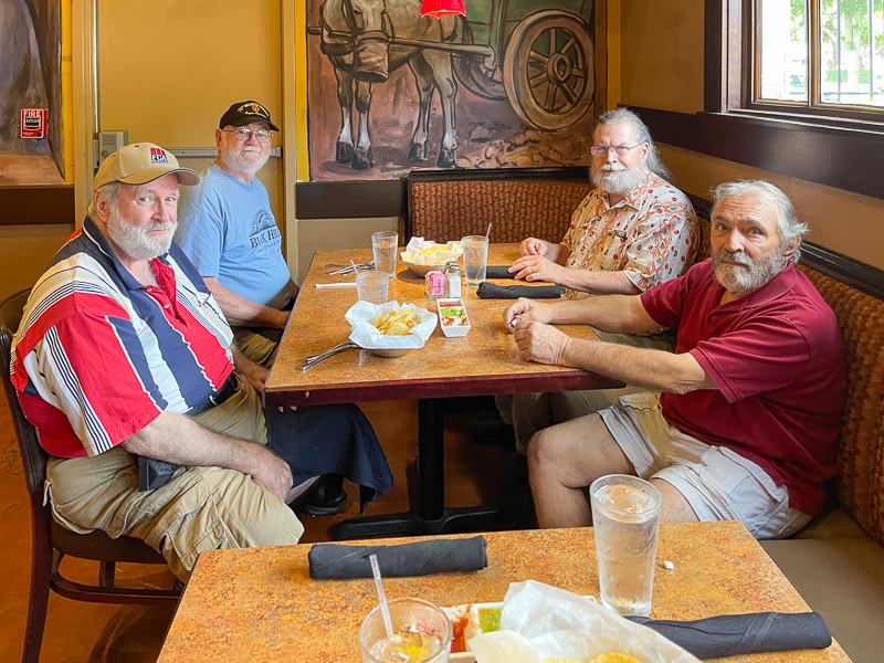 L-R: Ca Mower, Marvin Howard, Jim Sumlin, and Chris Whicher