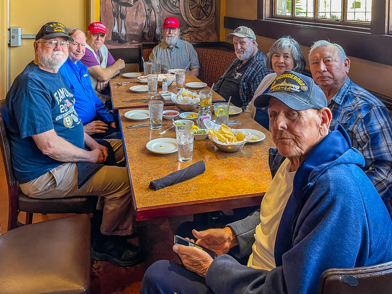 Marvin Howard, Jim Wallner, Gerry Huber, Jim Sumlin, Cal Mower, Angie Rocha, Steve Rocha, and Mike Lewis