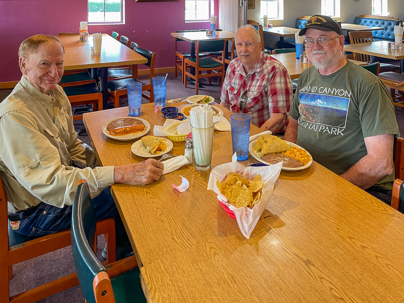 L-R: Jim Wallner, Jim Harrison, Marvin Howard