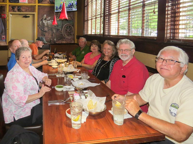 L-R: Allegra Burnworth, Jim Wallner Terry Freeman, Marvin Howard,Steve and Angie Rocha, Connie Wallner, Larry Pavlicek, Harold Shiroma