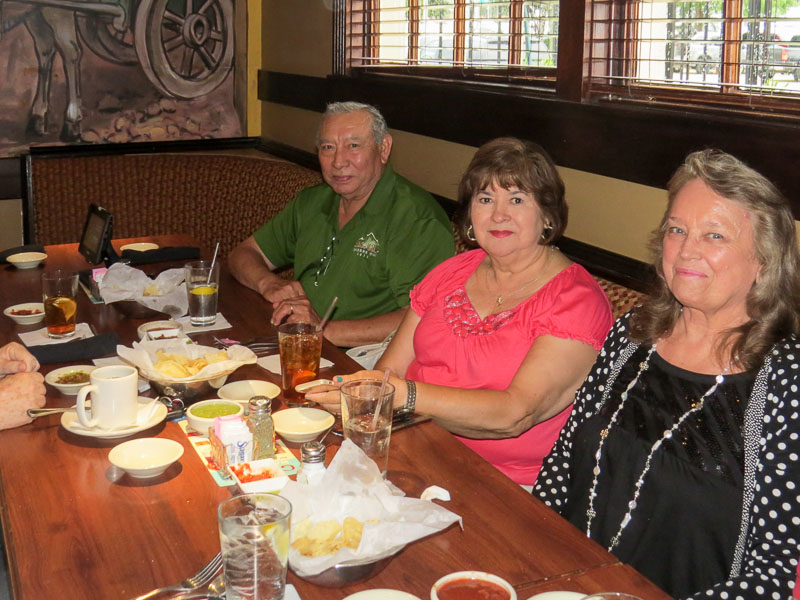 Steve and Angie Rocha with Connie Wallner