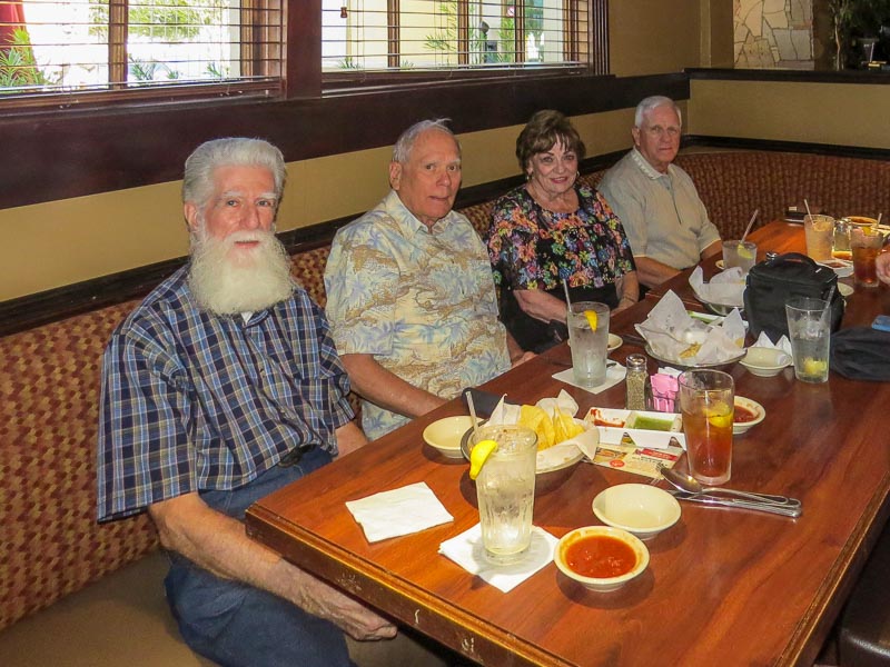 L-R: Joe Strickland, Mike Crye, Carol George, Vic Cawoski