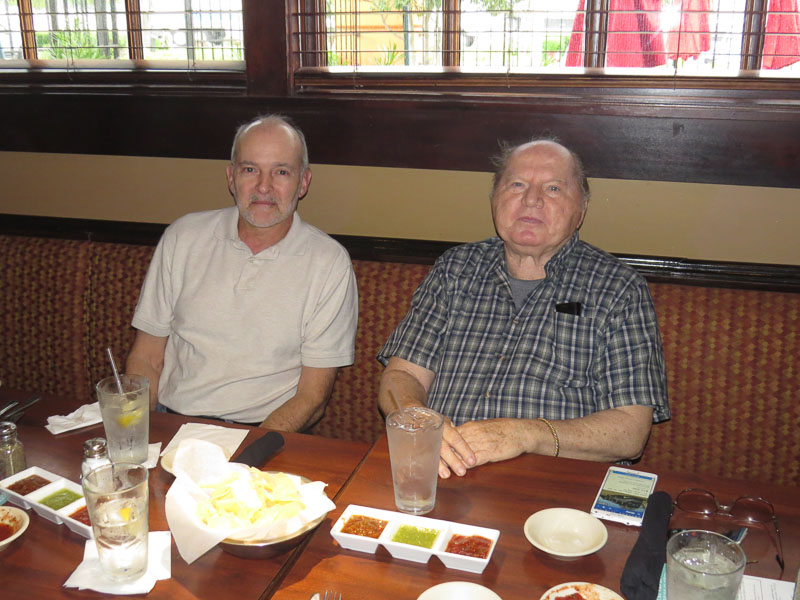 John Watson and Terry Freeman. We hadn't seen John in a long time.